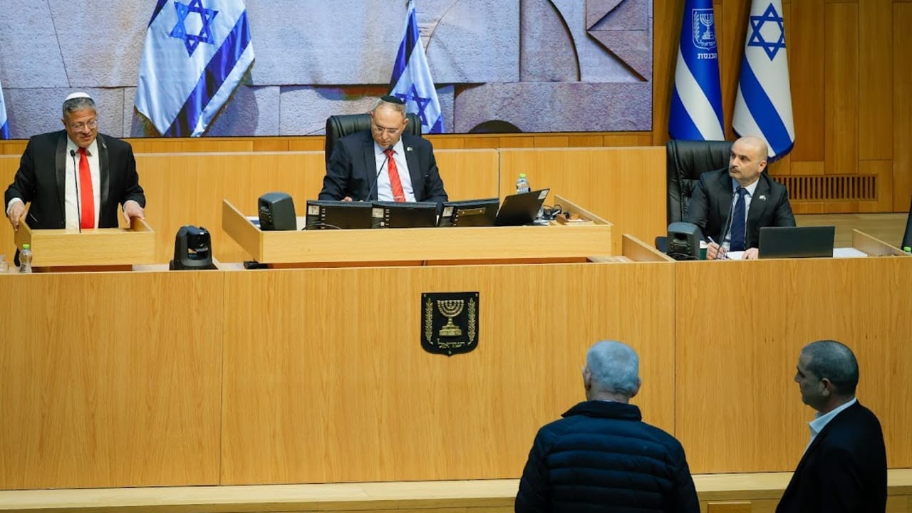 Knesset approves death penalty for terrorists bill, March 30, 2026. (photo credit: KNESSET)